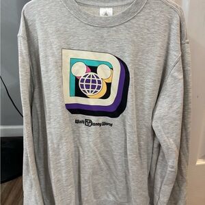 Disney Gray Sweatshirt with Logo